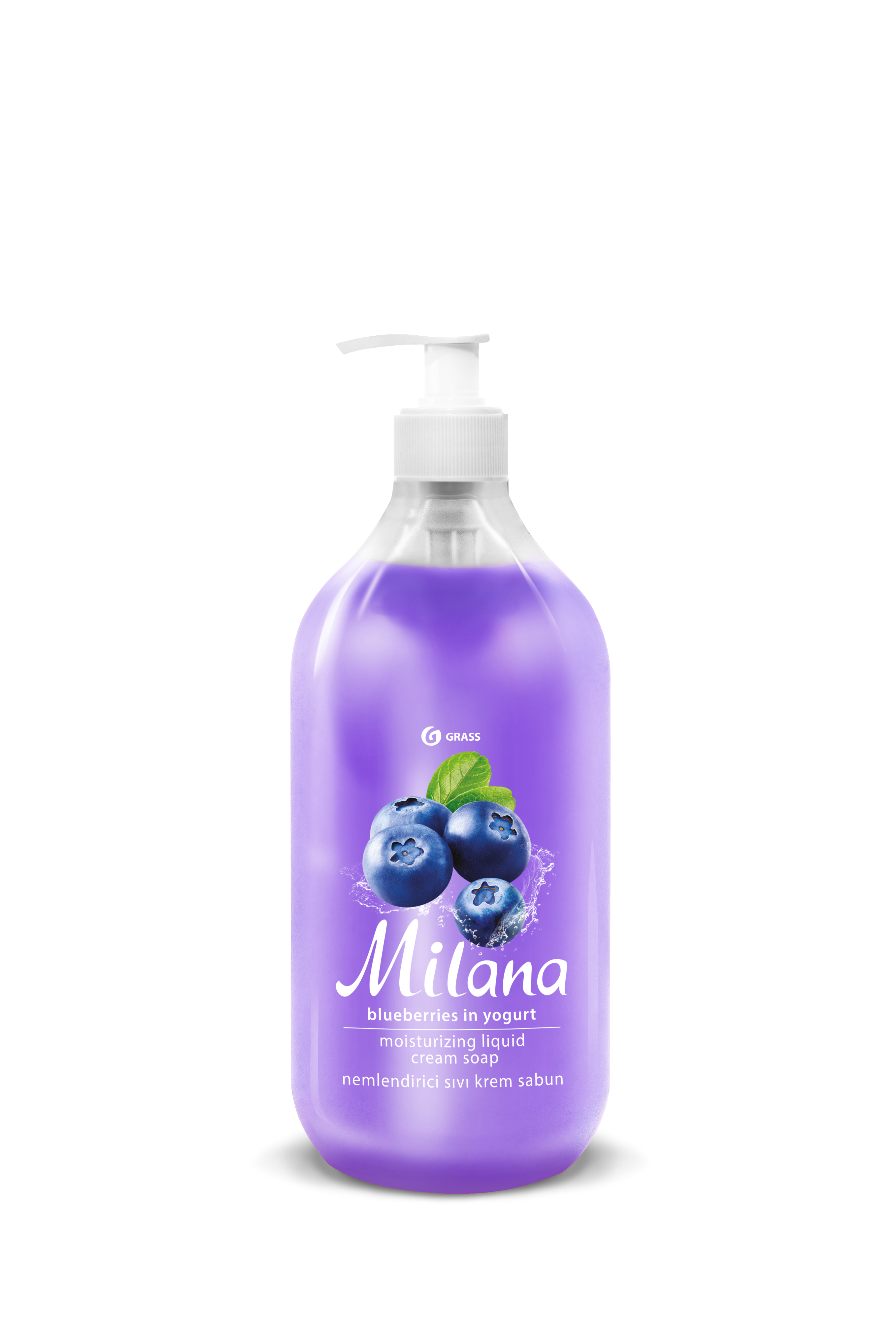 Milana – течен крем сапун (боровинки в йогурт)